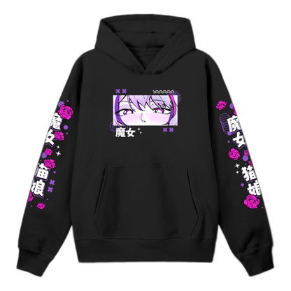 Nymphaaea Black Hoodie
