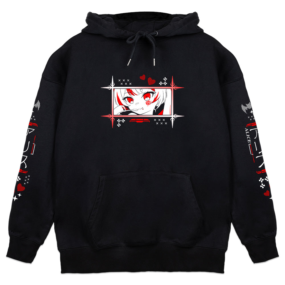 aliceinnameonly Crimson Eclipse Hoodie