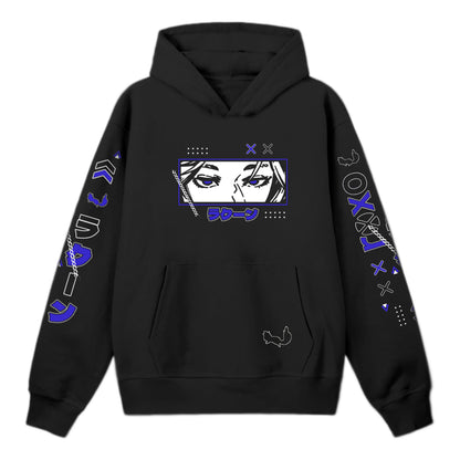 roxoah Indigo Raccoon Hoodie