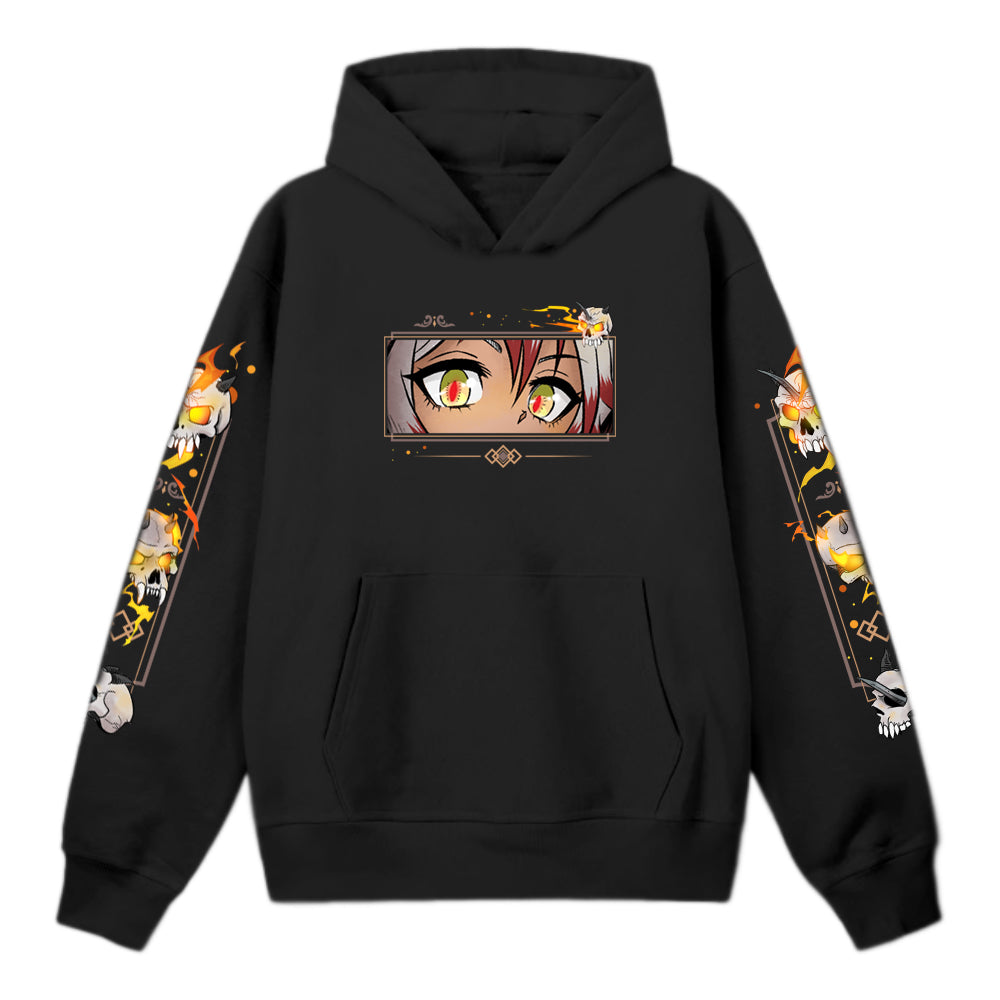 Savi Burning Skulls Hoodie