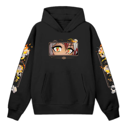 Savi Burning Skulls Hoodie
