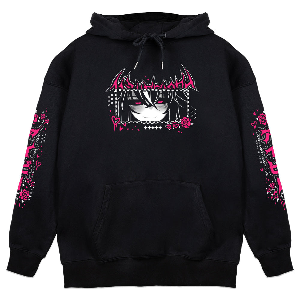 IvyOfRoses RoseRave hoodie - Black