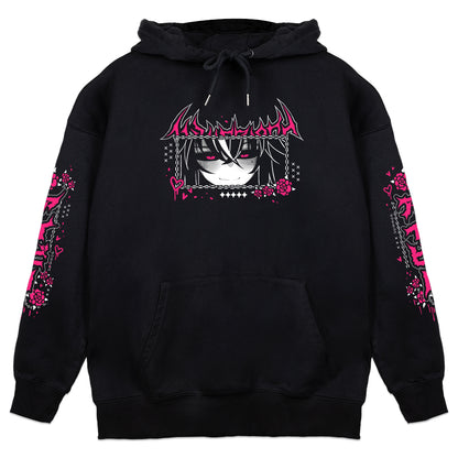 IvyOfRoses RoseRave hoodie - Black