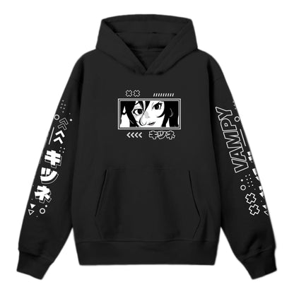 Vampy Monochrome Hoodie
