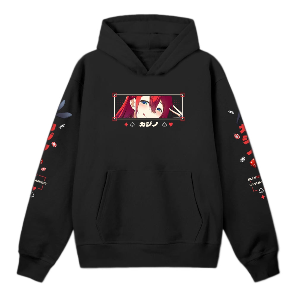 Elly Gambling Bunny Hoodie