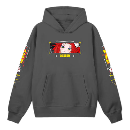 Elly Bullet Fire Hoodie(Gray)