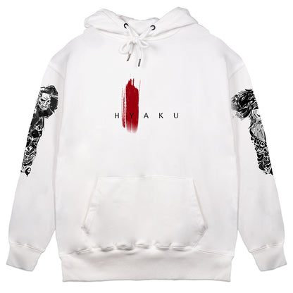 Hyaku Yakuza White Hoodie