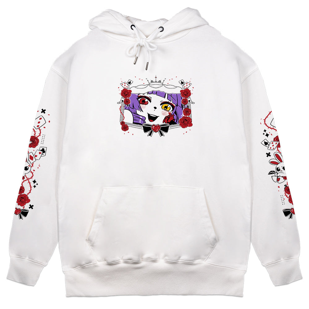 RQmaddie Red Queen Hoodie (White)
