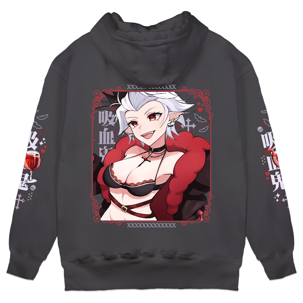 NosferyVT "Vampire" Hoodie - Charcoal