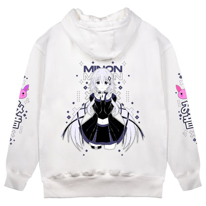 み音 "Minon CH" Idol Hoodie - White