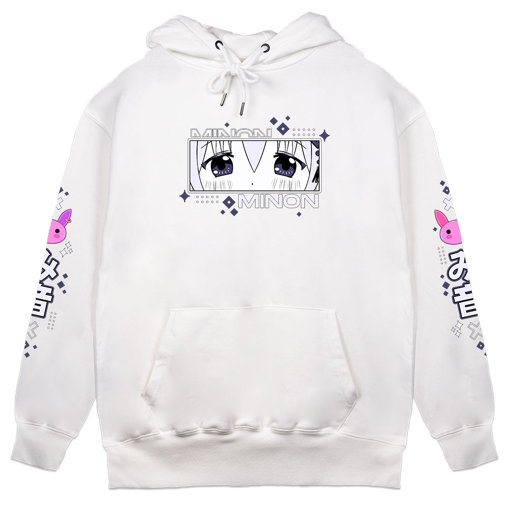 み音 "Minon CH" Idol Hoodie - White