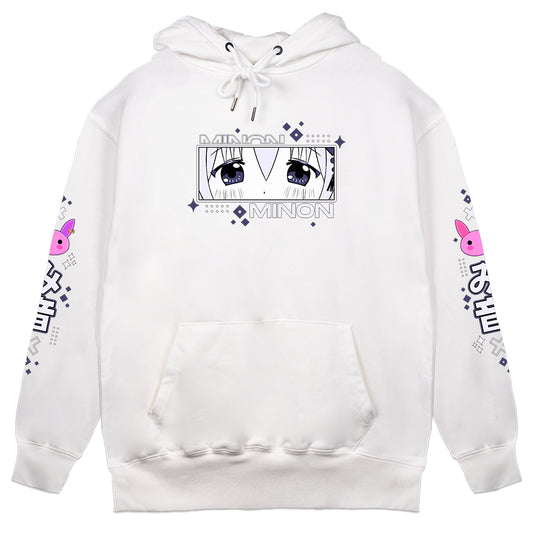 み音 "Minon CH" Idol Hoodie - White