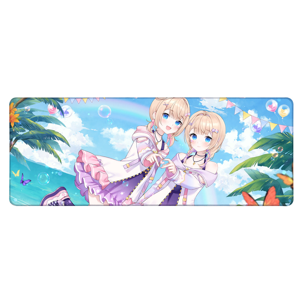 Hoshigami Twins "Beachside Wonders" XL Mousepad
