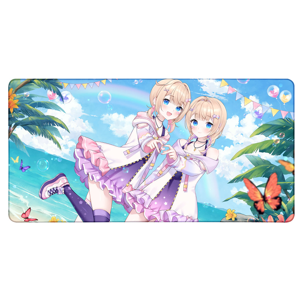 Hoshigami Twins "Beachside Wonders" XXL Mousepad