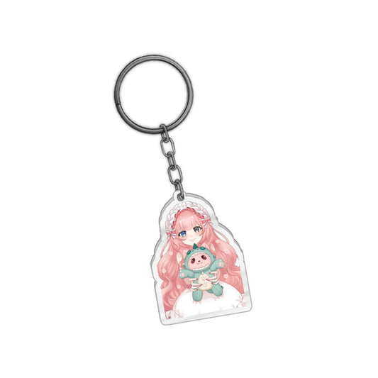 Ichigo Miruku "Trash Kaiju" Acrylic Keychain