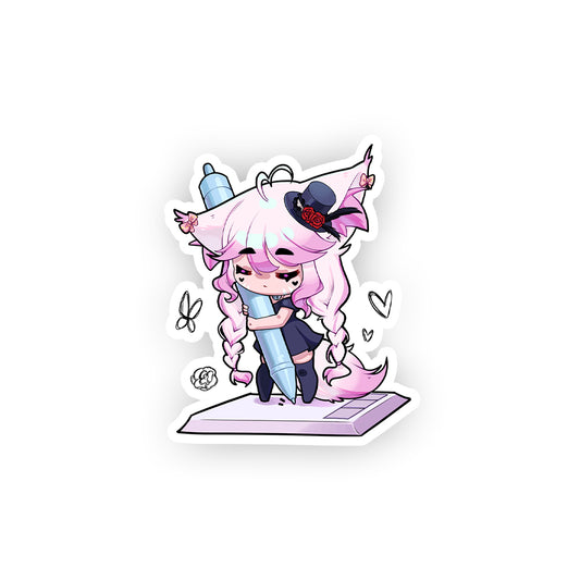 Idoliii "Mini-Idol Musing" Sticker