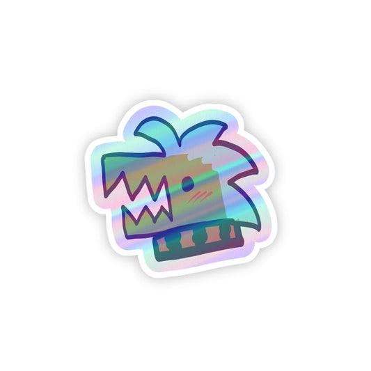 InuKazane Holographic Sticker
