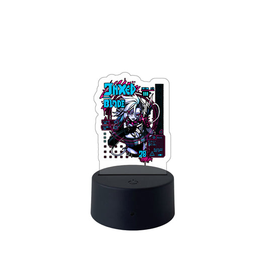 JNXED_BLADE28 "Neon Chaos" LED Desk Lamp