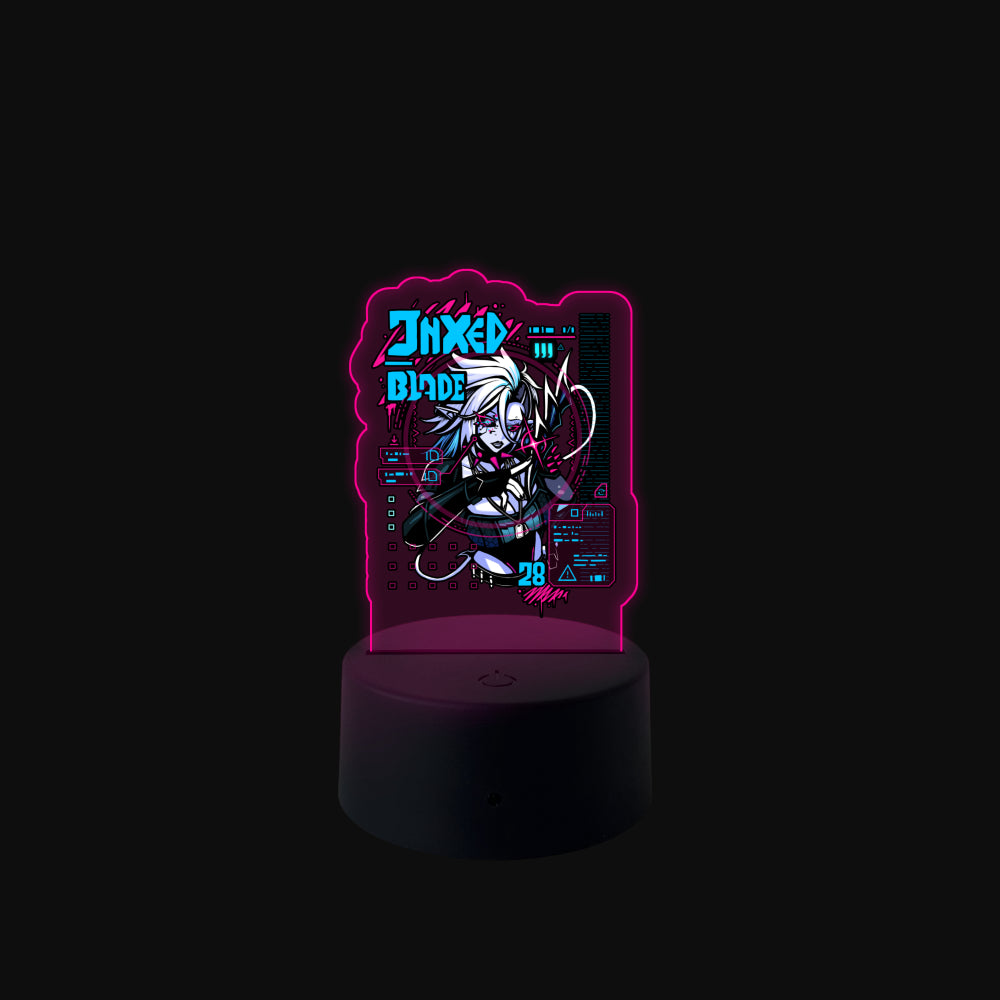 JNXED_BLADE28 "Neon Chaos" LED Desk Lamp