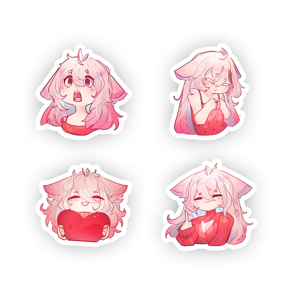 JasmineLilith "Emotes" Sticker Pack