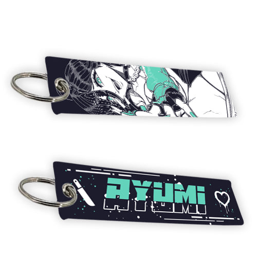 Ayumi Yandere Jet Tag Keychain