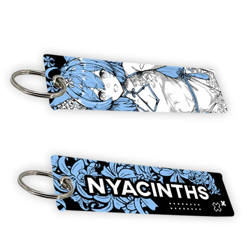 Nyacinths Floral Frolic Jet Tag