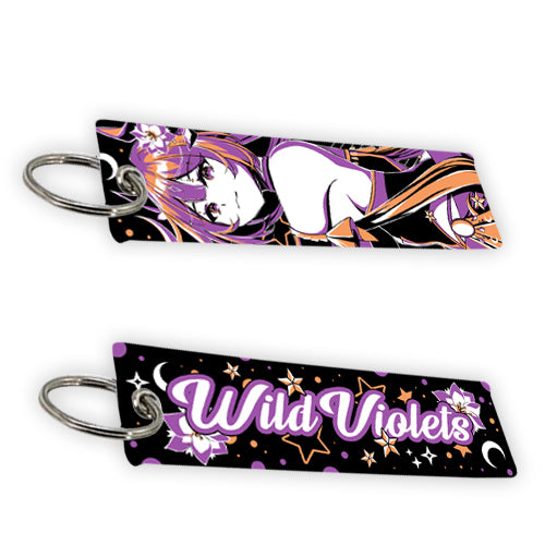 Wild Violets "Crescent" Jet Tag