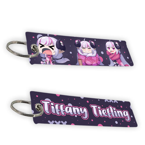 TiffanyTiefling Winter Chibi Jet Tag