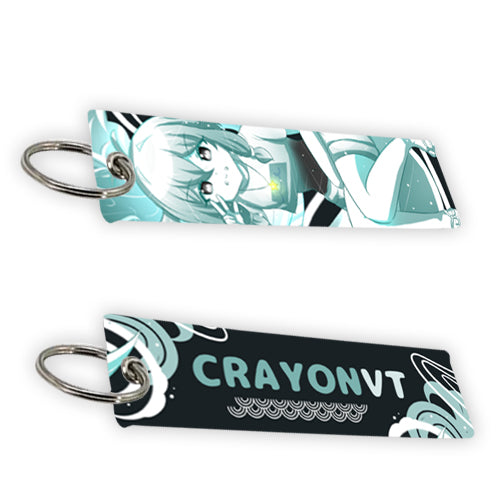 CrayonVT Koi Jet Tag Keychain
