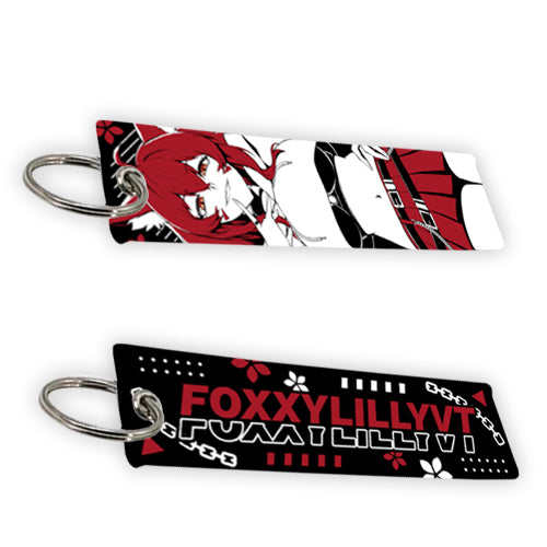 FoxxyLillyVT Mischievous Lil Fox (Inverse) Jet Tag