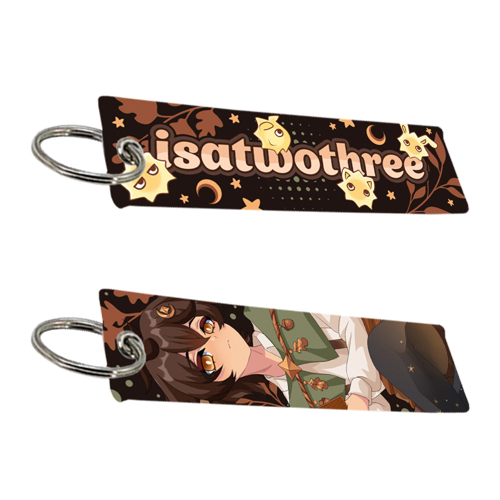 isatwothree "Cozy Storybook" Jet Tag