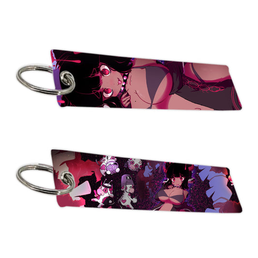Sorry Succowbus Jet Tag Keychain
