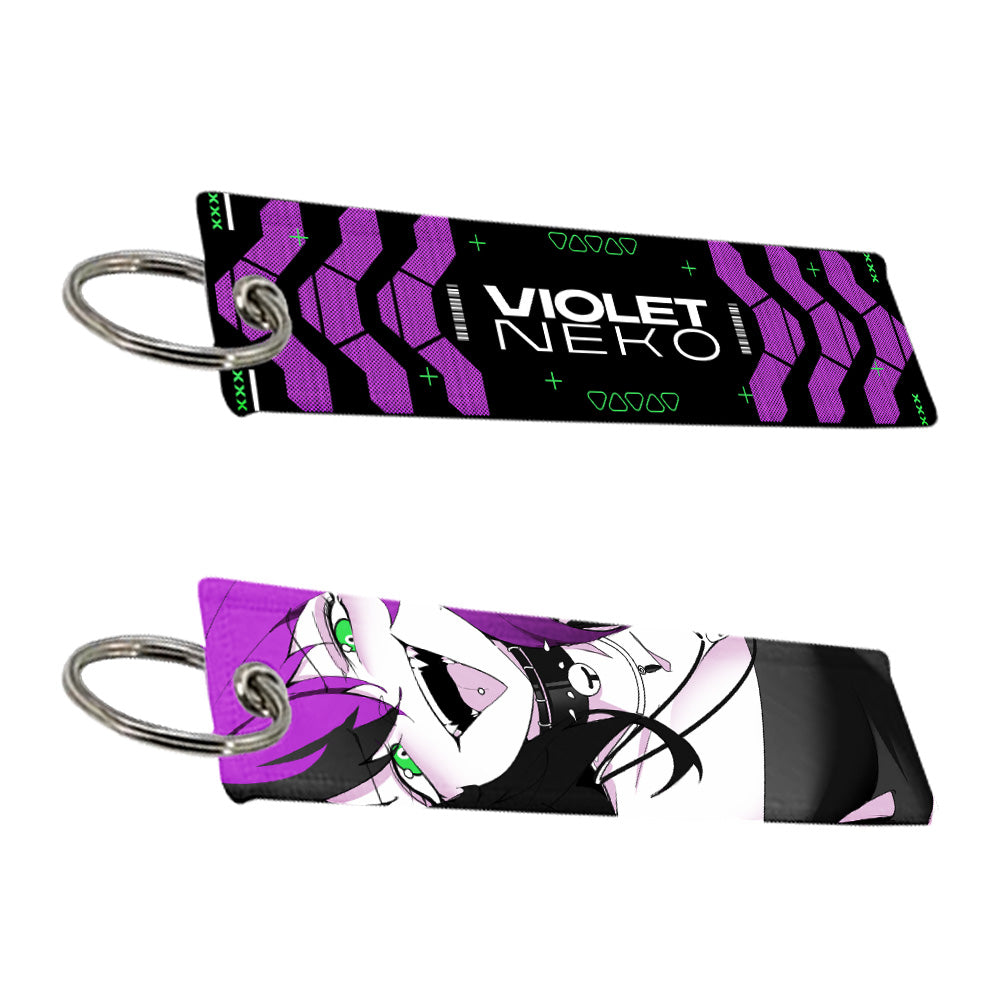 TheVioletNeko Degen Cat Girl Jet Tag