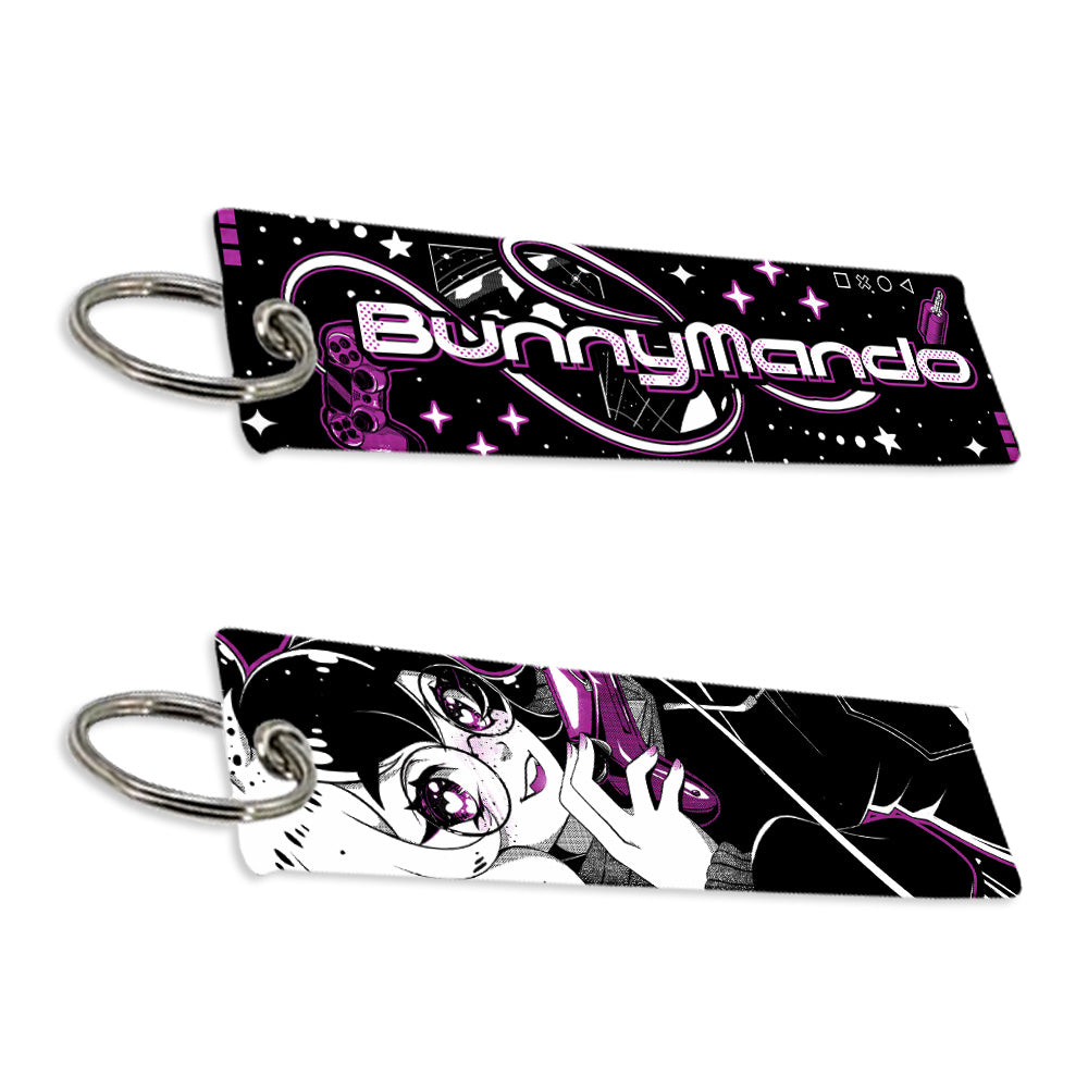 BunnyMando "Heart-Invader" Jet Tag