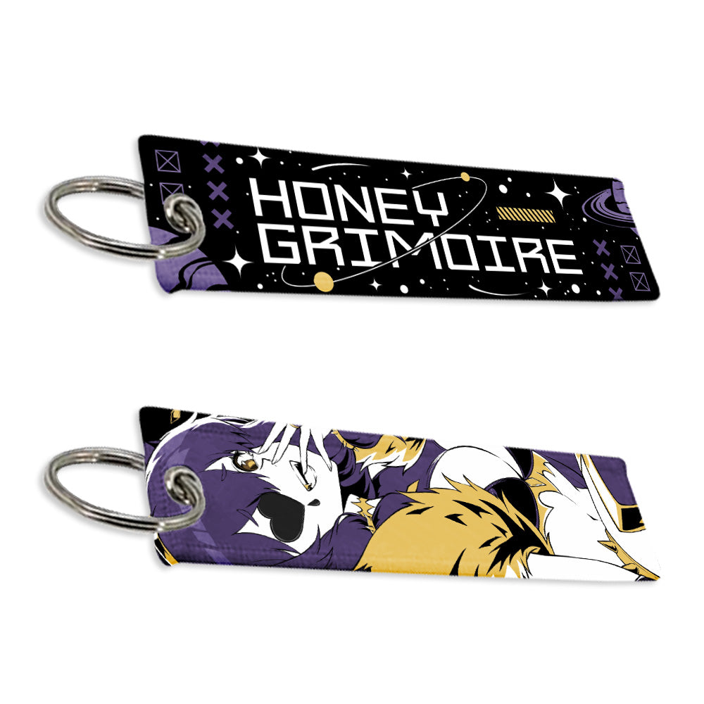 HoneyGrimoire "HEXBLOSSOM" Jet Tag