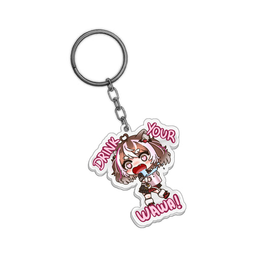 Jiyapuppy Drink WAWA Acrylic Keychain