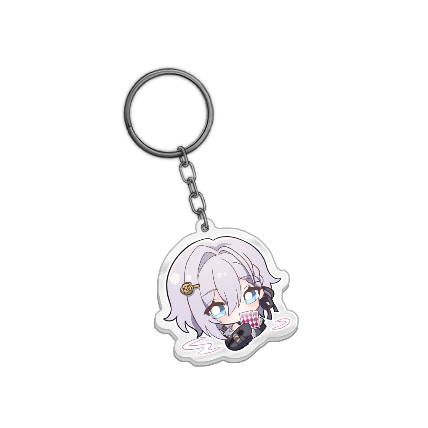 JustAsuraa "Cards" Acrylic Keychain