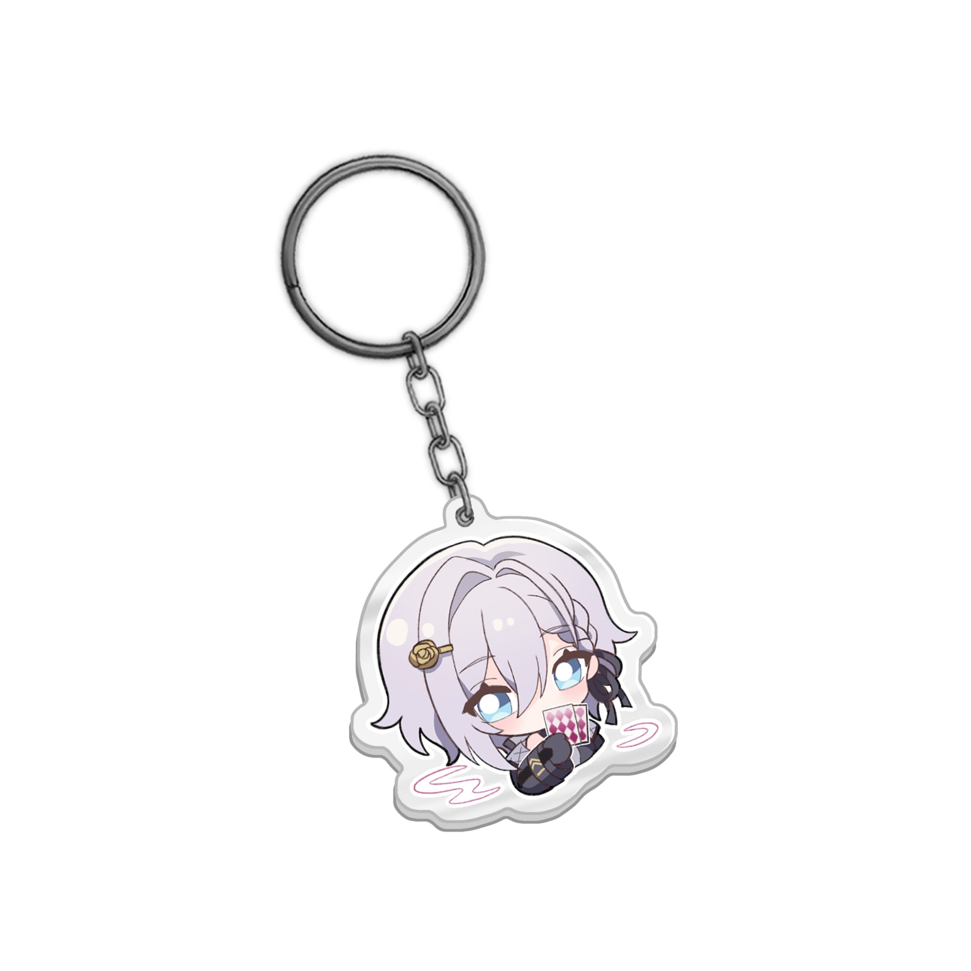 JustAsuraa "Cards" Acrylic Keychain