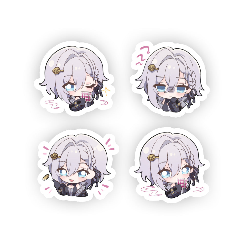 JustAsuraa "Emote" Sticker Pack