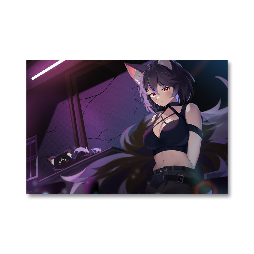 Kameko Kuromori "Quiet Alleyway" Poster