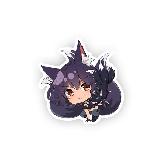 Kameko Kuromori "Chibi Assassin" Sticker