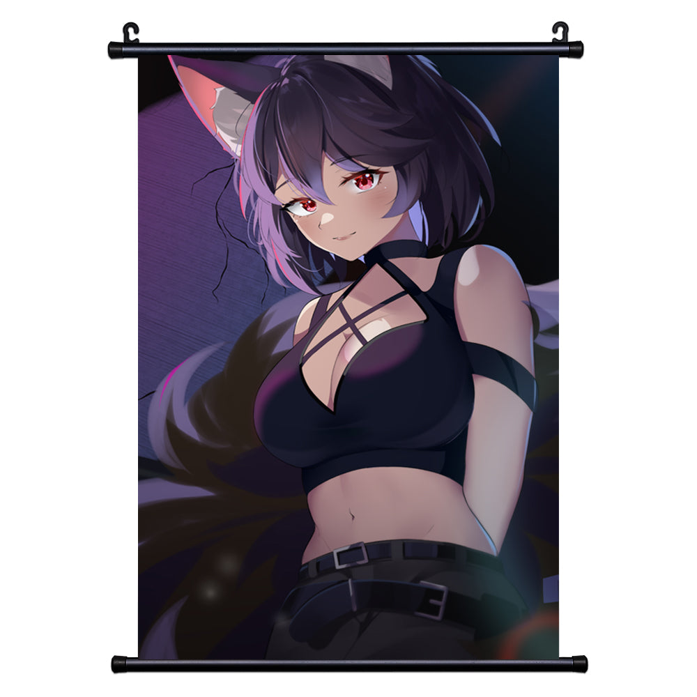 Kameko Kuromori "Quiet Alleyway" Wall Scroll