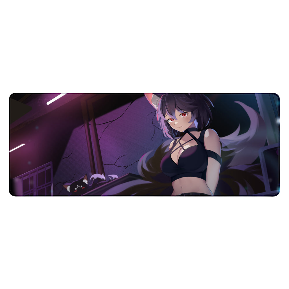 Kameko Kuromori "Quiet Alleyway" XL Mousepad