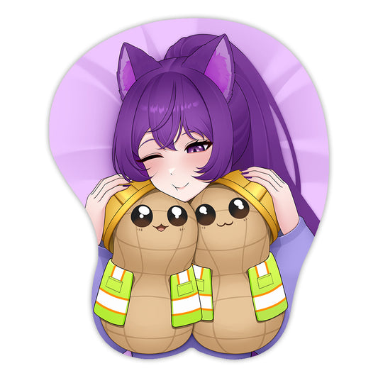Kat_Kings Mr. Nut 3D Mousepad