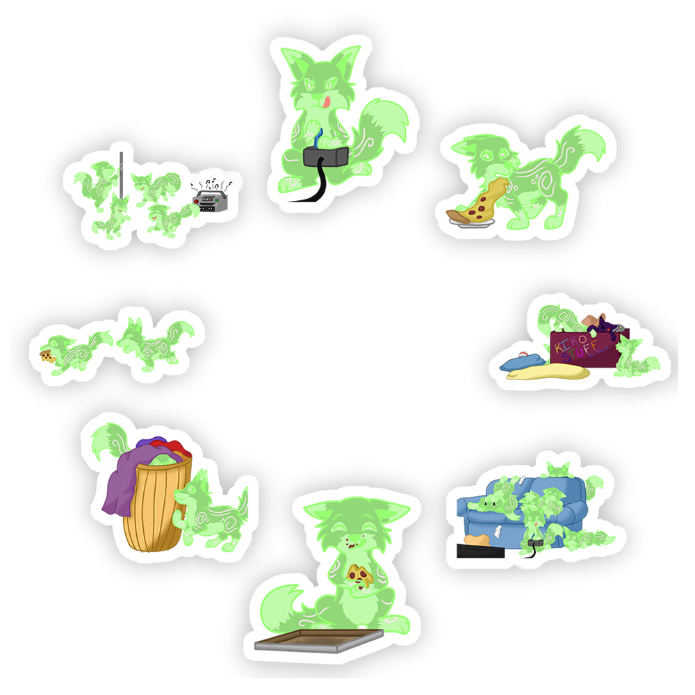 Katsune "Kiko Party 2" Sticker Pack