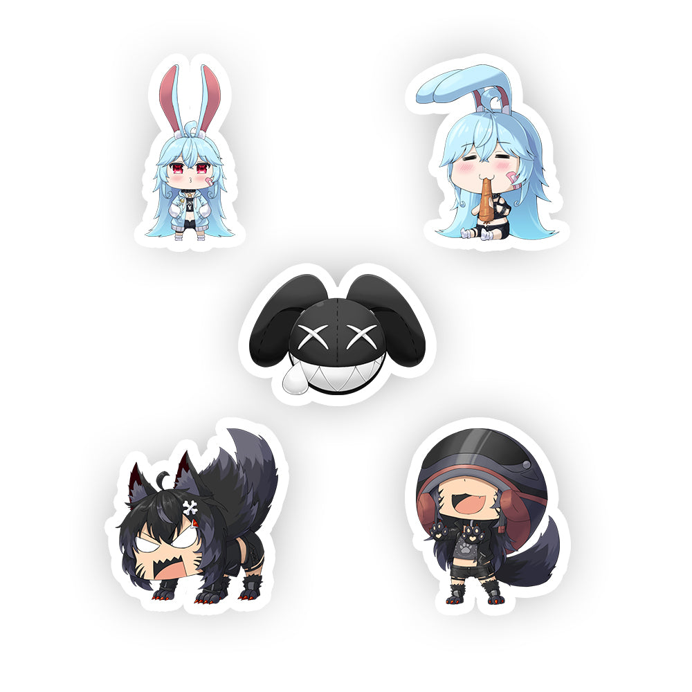 Kibawoo Chibi Sticker Pack