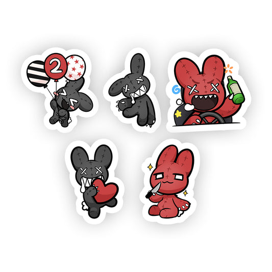 Kibawoo 2 Year Anniversary Sticker pack
