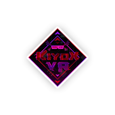 KiyoXVR Logo Holographic Sticker Add On