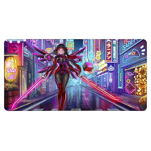 KiyoXVR Night Life XXL Mousepad