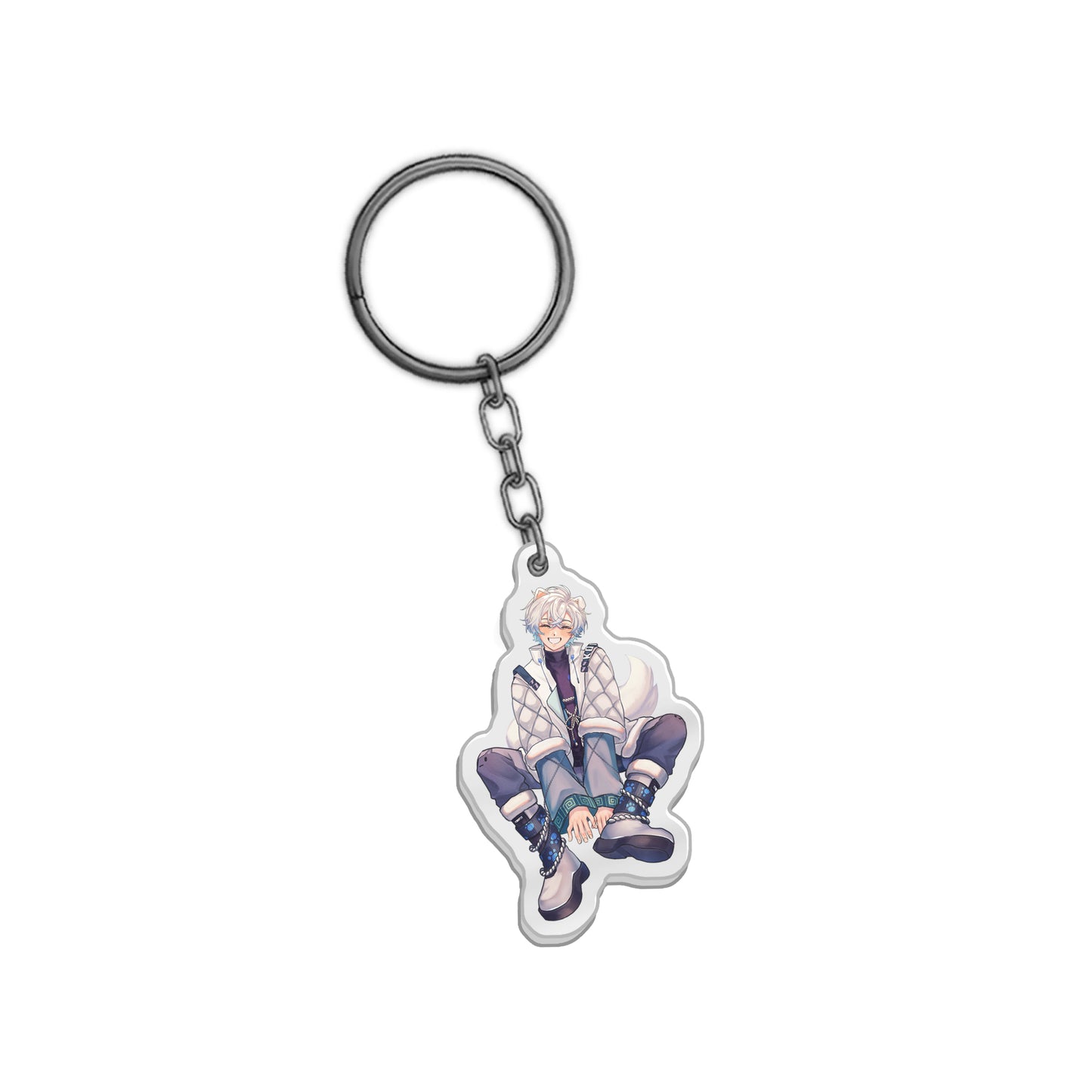 Koummand "Chillaxing" Keychain